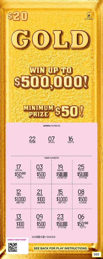 $500,000 GOLD rollover image