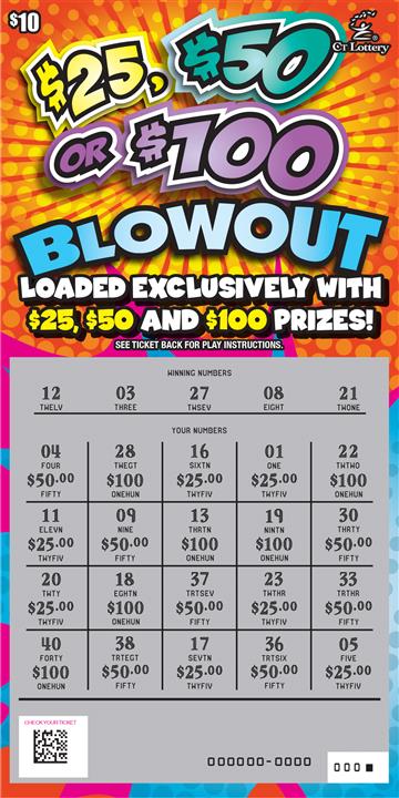 $25, $50 or $100 Blowout rollover image
