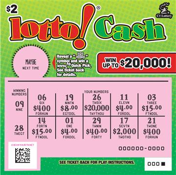 lotto! Cash rollover image