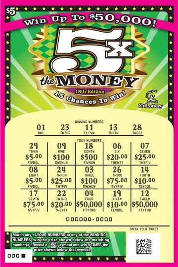 5X The Money 16th Edition rollover image