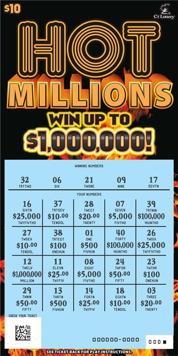 Hot Millions rollover image