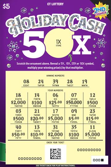 Holiday Cash 50X rollover image